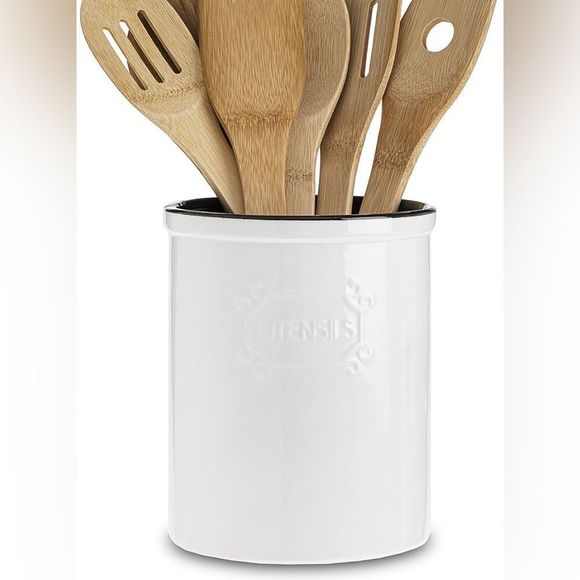 SHEFFIELD HOME Heartland Hive Collection Ceramic Kitchen Utensil Holder - Picture 1 of 9